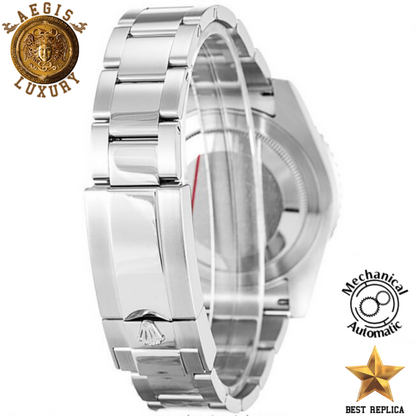 replica rolex gmt master ii batman stainless steel watch buvola
