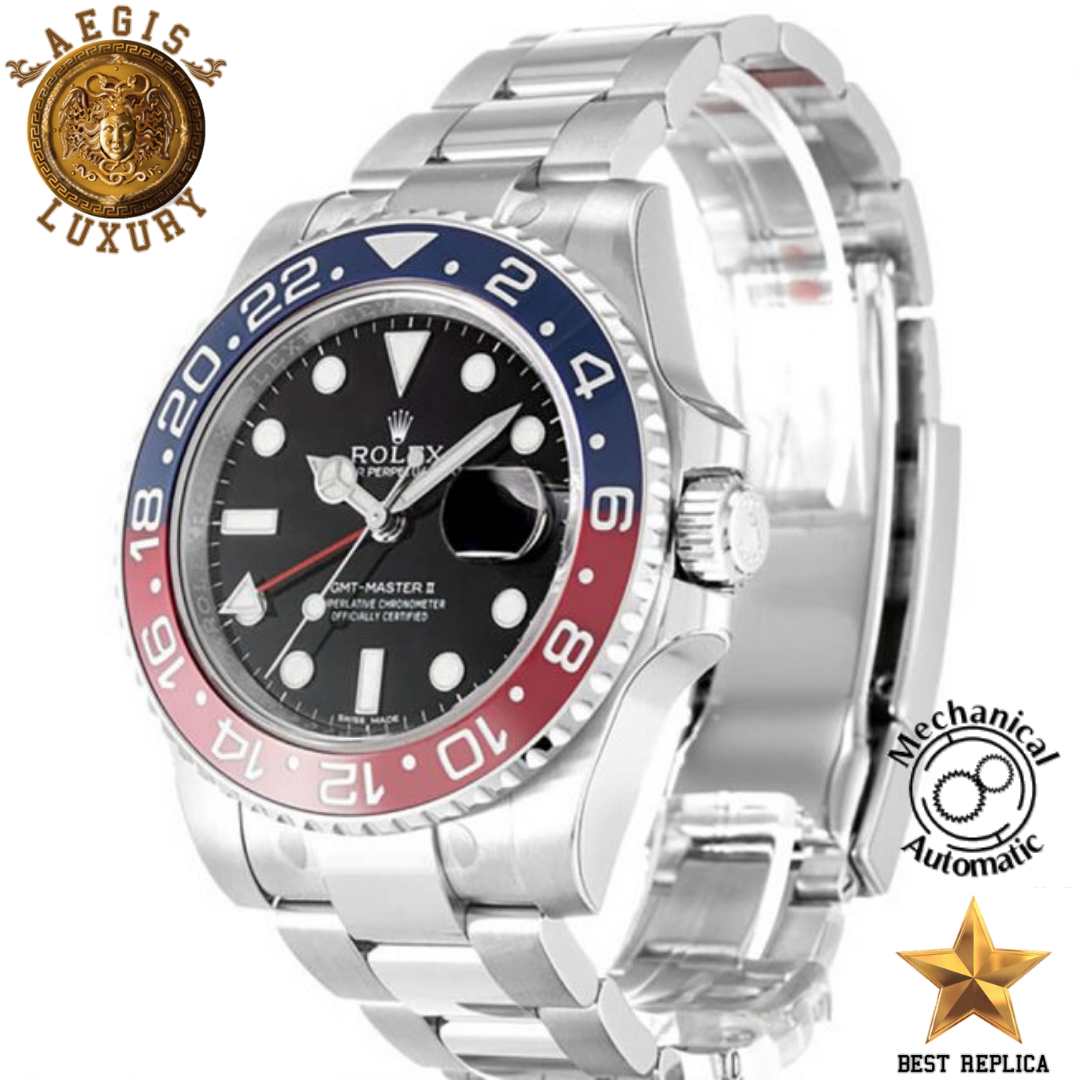 replica rolex gmt master ii pepsi bezel watch buvola