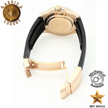 replica rolex yacht master rose gold luxury watch buvola