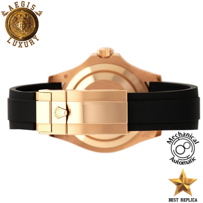 replica rolex yacht master oysterflex rubber strap watch buvola